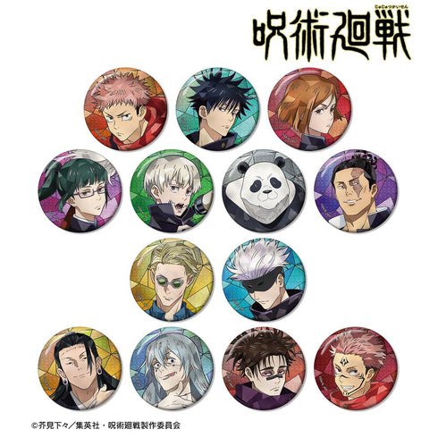 『呪術廻戦』トレーディング Aure Glass グリッター缶バッジ(単位/BOX)